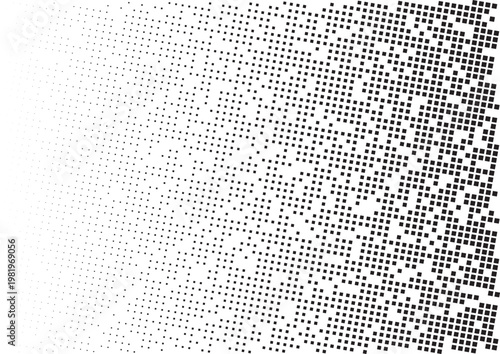 monochrome pixel halftone pattern background vector design