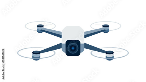 3D robot with microphone and headphones isolated on white background with medical and audio equipment elements