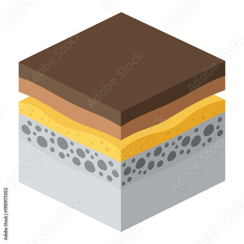 Layered Soil Structure with Different Textures.
