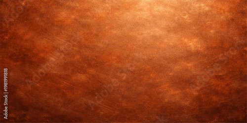 A worn vintage parchment overlaying an aged rusty metal background creates a dirty grunge texture with an antique brown pattern and a weathered retro design for a blank ancient art backdrop