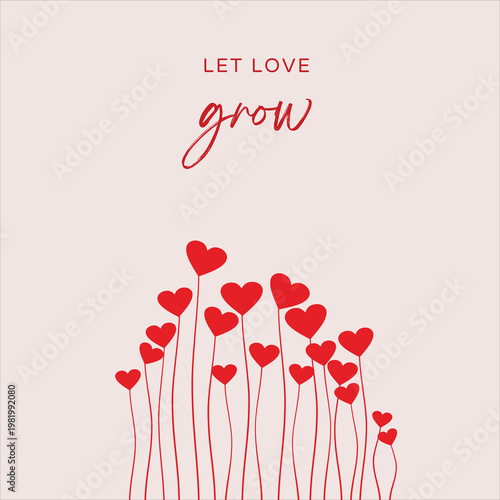 Valentine's Day Social Media Post Templates with Romantic Quotes and Flat Art
