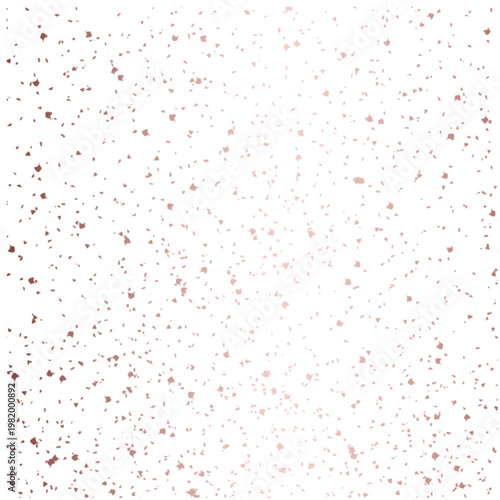 Elegant Egypt inspired icon with rose gold sprinkles concentrated at the bottom in a rectangular layout, modern and luxurious design.