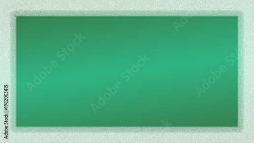 Minimalist green gradient rectangular background with light border abstract modern decorative vector design for interiors