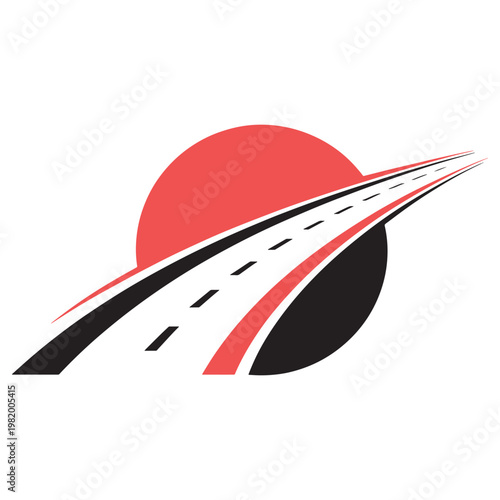 A stylized depiction of a spacecraft approaching a red celestial body.