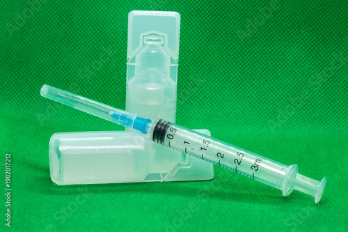 syringe with medicine