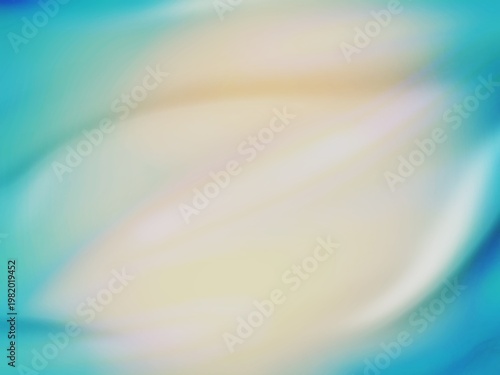 Photos nit created by AI, abstract curve background, blue green wave on white backgroun