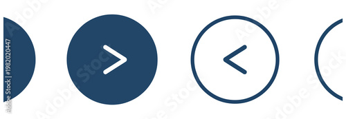 Free Download Close-up of dark blue and white circular arrow icons, indicating direction and selection - GFXLoad