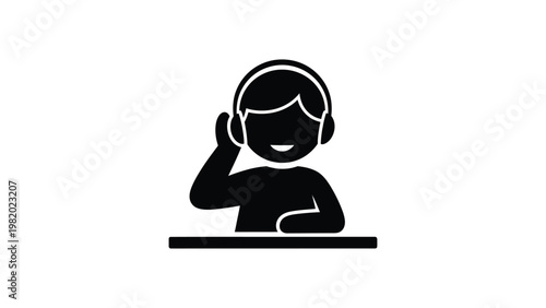 Customer service support call center agent.