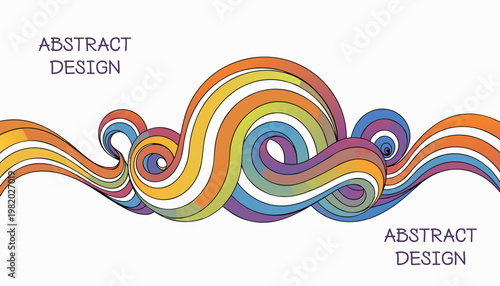 Abstract colorful background with circles abstract Modern Flat Illustration Set with Dynamic Waves, Urban Lifestyle and Colorful Creative Design	