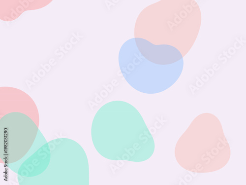 Modern Tech Startup Style Fluid Shapes Vector Wallpaper