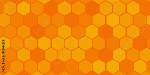 Seamless honeycomb pattern. Abstract honeycomb seamless pattern. Geometric hexagons background. Vector illustration,eps.10