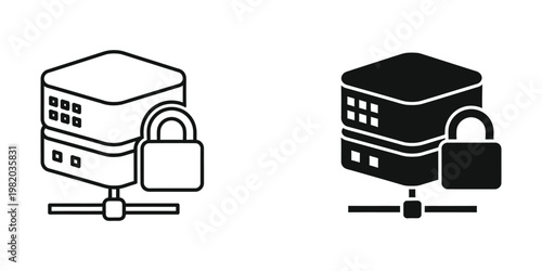 Comparison of secured and unsecured database representations in network environments