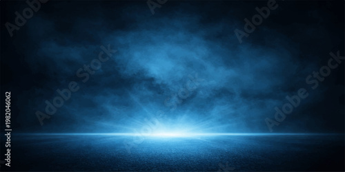 Abstract a bright light piercing through a smoky haze, creating a dramatic atmosphere that captures the imagination. evoking a sense of mystery and allure.