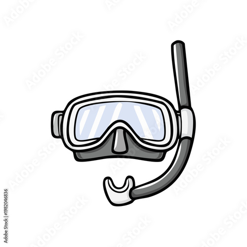 Diving Mask and Snorkel for Underwater Exploration