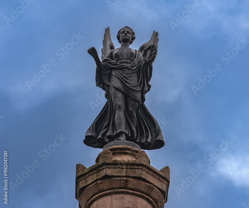 Siegesgöttin auf der Siegessäule in Heiligenstadt