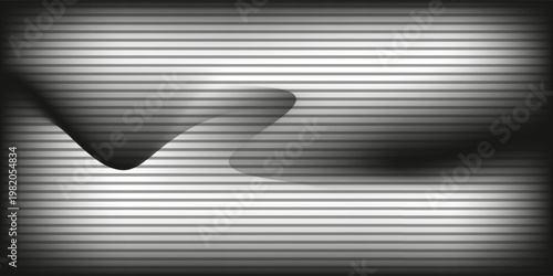 Abstract background with stripes of varying thickness. Halftone effect line pattern. Modern grunge pop art texture for posters, banners, covers, designs, labels, and stickers. Vector eps10