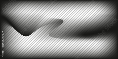 Abstract background with stripes of varying thickness. Halftone effect line pattern. Modern grunge pop art texture for posters, banners, covers, designs, labels, and stickers. Vector eps10