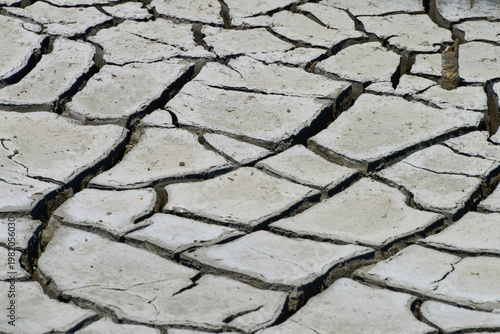 Cracked Dry Soil Texture – Drought Concept