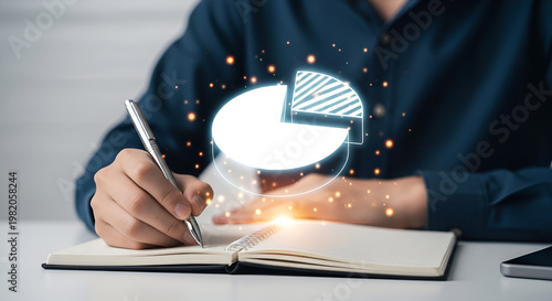 Artificial Intelligence Technology Concept with Laptop and Holographic Digital Interface, Data Analytics, Coding, Cyber Security, Machine Learning, Futuristic Business Innovation, Modern Digital Works