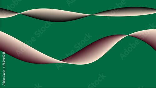 woman face with green heart