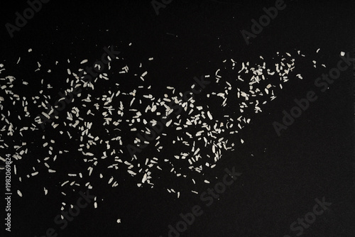 Fotografie Grated coconut powder