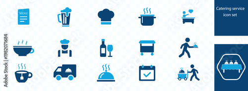 Simple blue and white vector icon set featuring toothbrush toothpaste water drops and business web symbols