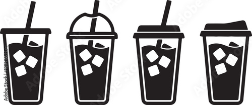 Isolated vector illustration of a champagne and wine bottle container next to a green recycling bin for waste and environment object management