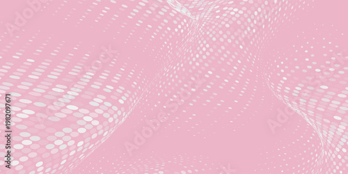 white polka dots pattern over hot pink useful as a background good effect