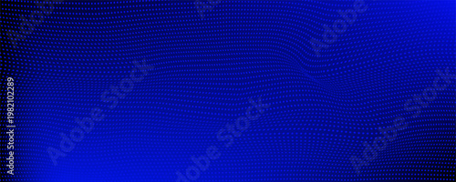 Dot blue pattern screen led light gradient texture background. Abstract technology big data digital background