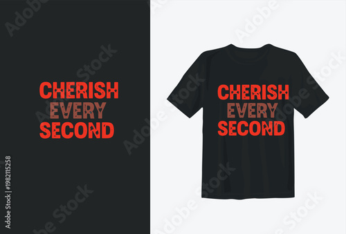 bold text t shirt design