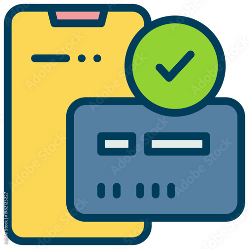 credit card online payment method check trustsite verify filled outline icon