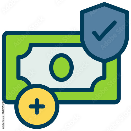 payment method add secure trustsite shopping buy sale filled outline icon
