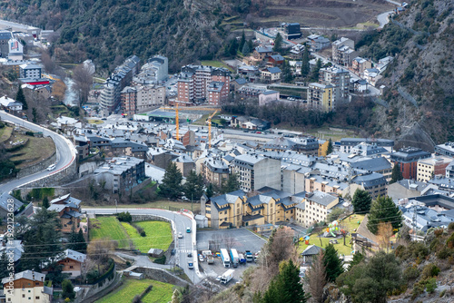 Cuadro en lienzo Winter Cityscape of Sant Julià de Lòria, Andorra 2026.