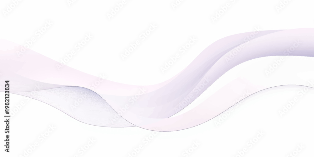 Fototapeta premium An elegant abstract blue smoke wave design features flowing curves and purple light patterns to create a vibrant vector illustration backdrop for modern wallpaper art