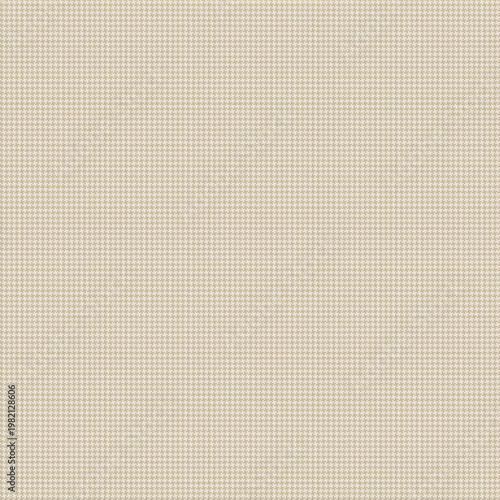biege Mini Houndstooth cotton canvas fabric texture background natural textile