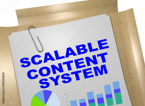Scalable Content System concept