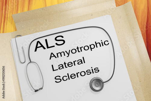 Amyotrophic Lateral Sclerosis concept