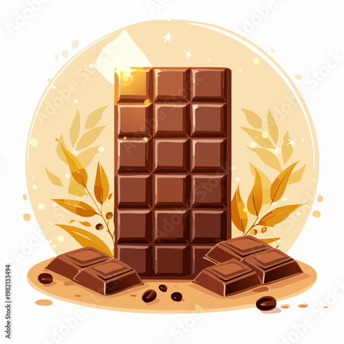 Schokolade mit warmem Kakaoduft