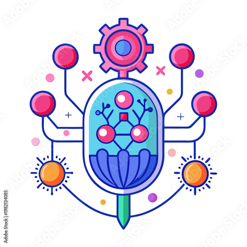 Abstract molecular structure for science and technology