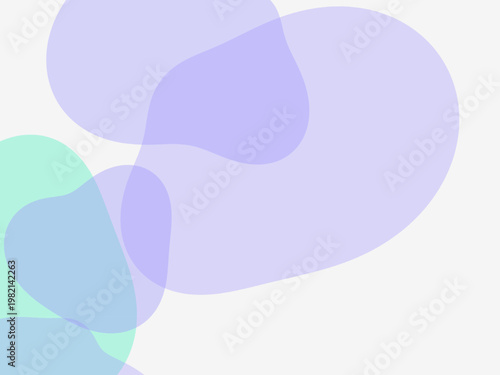 Modern Tech Startup Style Fluid Shapes Vector Wallpaper