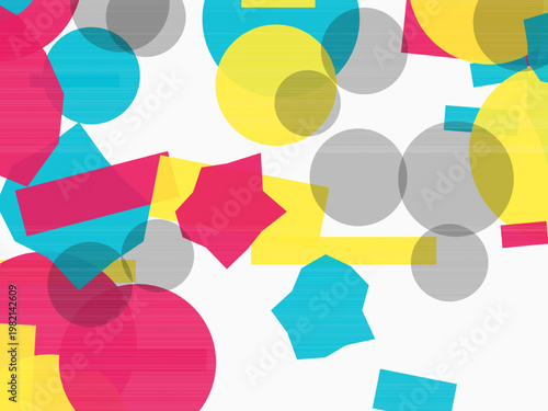 Indie Zine Risograph Pattern Print Style Background