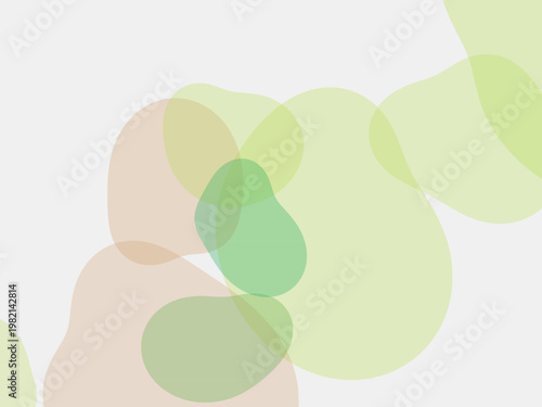 Organic Liquid Blob Shapes Abstract Modern Background