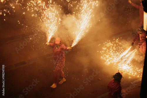 Canvastavla Fireshow during Fallas 2026