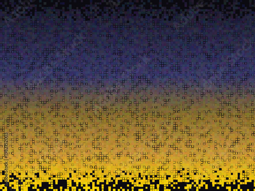 Pixel Gradient Dissolve Abstract Digital Mosaic Background