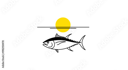 Fish Swimming Near The Surface Water.