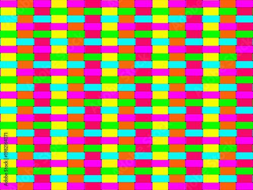 Colorful Textile Weave Abstract Cloth Background Design