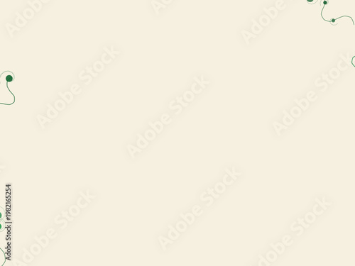 Art Nouveau Flowing Vine Ornament Elegant Luxury Background