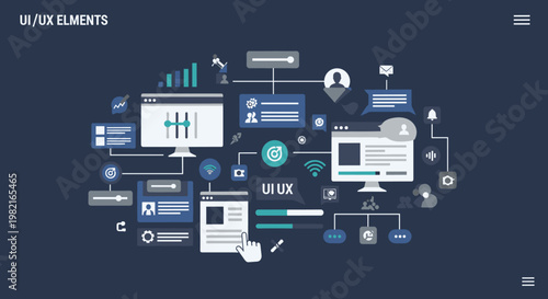 A clean, modern delete icon against a dark blue background. Ideal for app interfaces, website design, and illustrating removal or deletion concepts.