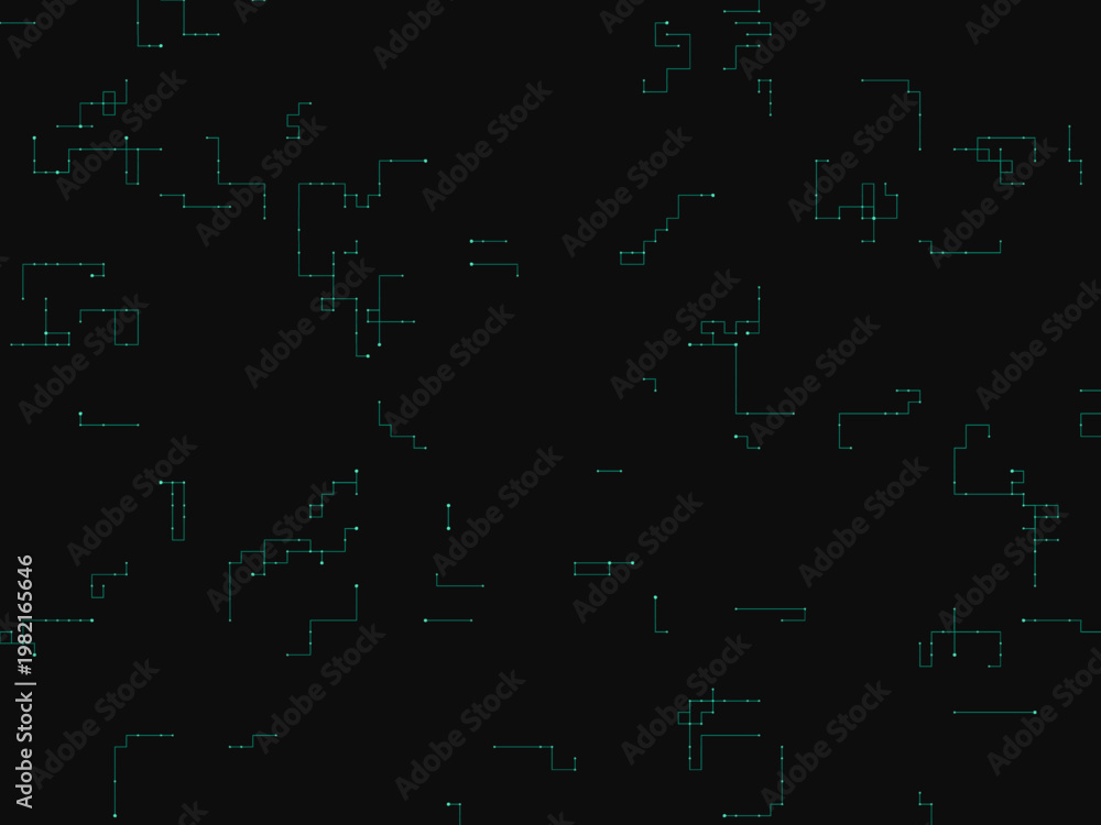Obraz premium Circuit Network Grid Modern Electronic Pattern Wallpaper