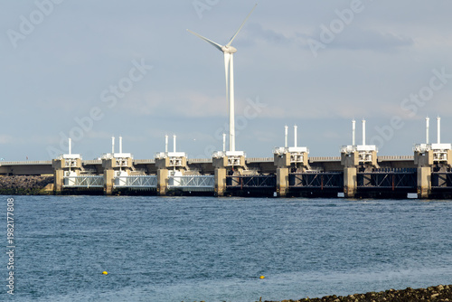 Delta Works Neeltje Jans in Zeeland, the Netherlands